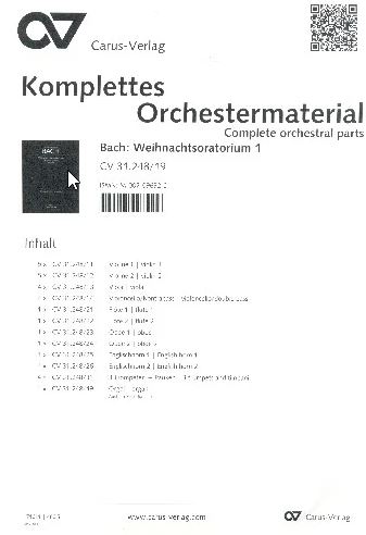[299171] Weihnachtsoratorium Teil I - III, BWV 248