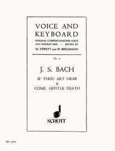 [160876] Bist du bei mir BWV 508 / Komm süsser Tod BWV 478