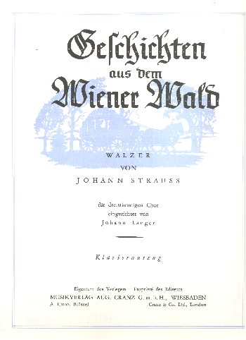 [153096] Geschichten aus dem Wiener Wald op. 325