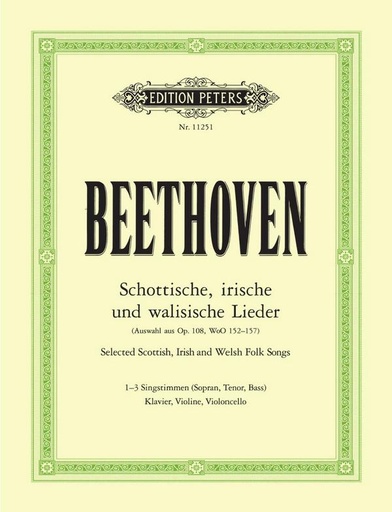 [240407] Schottische, irische und walisische Lieder. Auswahl aus op. 108, WoO 152-157