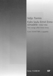 [93529] Kaks laulu Ernst Enno sonadele