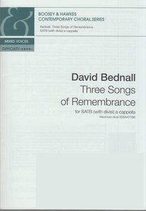 [289503] Three Songs of Remembrance