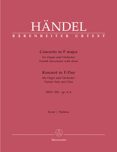 [216255] Konzert F-Dur - Vierter Satz, HWV 292, op. 4/4