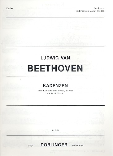 [01-00205] Kadenz zu Mozarts Klavierkonzert d-moll KV 466
