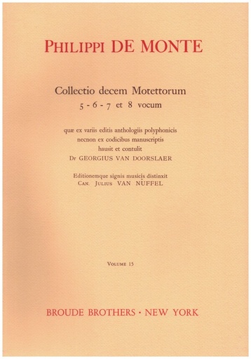 [114675] Collectio decem Motettorum 5 - 6 - 7 et 8 vocum