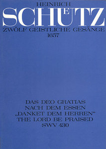 [175258] Das Deo Gratias nach dem Essen, SWV 430