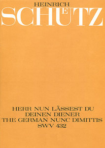 [175302] Herr, nun lässest du deinen Diener in Frieden fahren, SWV 432