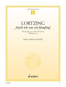 [200393] Auch ich war ein Jüngling (aus der Oper der Waffenschmied)