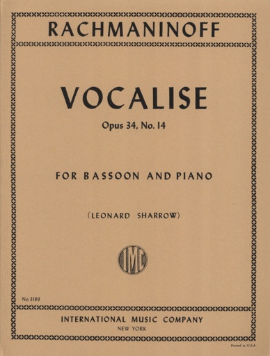 [77386] Vocalise op. 34/14