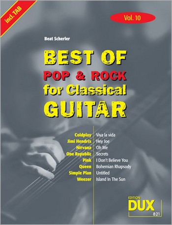 [236295] Best of Pop & Rock for Classical Guitar 10