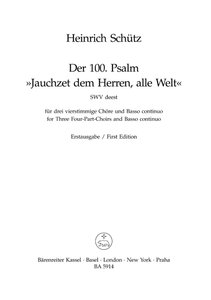 [162409] Jauchzet dem Herren alle Welt, SWV deest