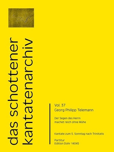 [331233] Der Segen des Herrn machet reich ohne Mühe TVWV 1:310