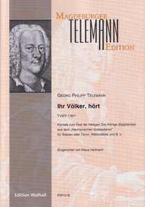 [331274] Ihr Völker hört TVWV 1:921
