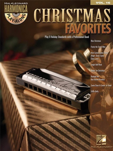 [241360] Christmas Favorites - Harmonica Play-Along Vol. 16