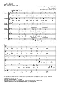 [211979] Abendlied, op. 69/3