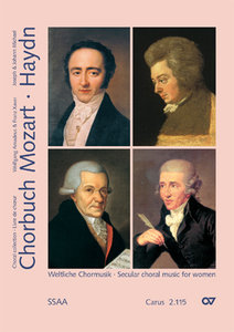 [211982] Chorbuch Mozart - Haydn V : Weltliche Chormusik für Frauenchor (SSAA)