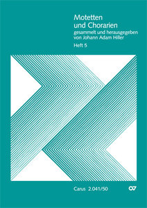 [246519] Motetten und Chorarien, Heft 5, Leipzig 1784
