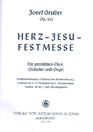 [92731] Herz Jesu-Festmesse, op. 213