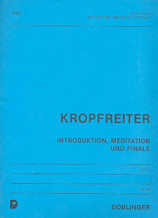 [02-00383] Introduktion, Meditation und Finale