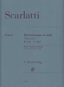 [HN-01221] Klaviersonate d-moll K. 141 L. 422 (Toccata)