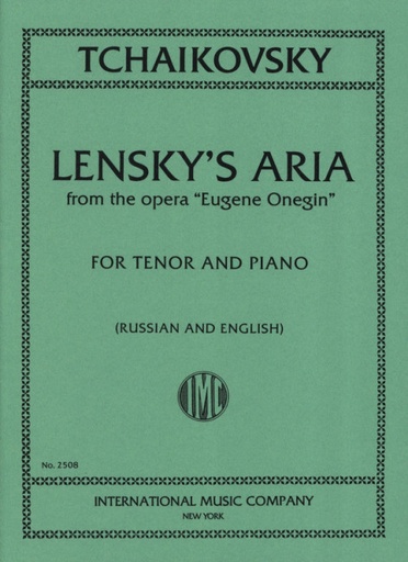 [73840] Lenskis Arie aus "Eugen Onegin"