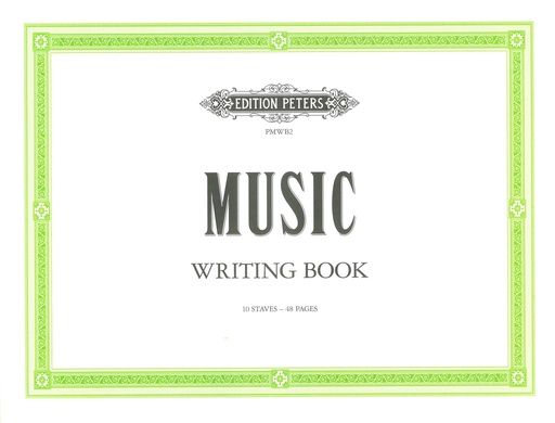 [272523] Music Writing Book - Querformat A4