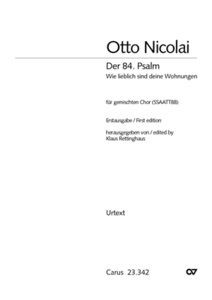 [232672] Der 84. Psalm - Wie lieblich sind deine Wohnungen