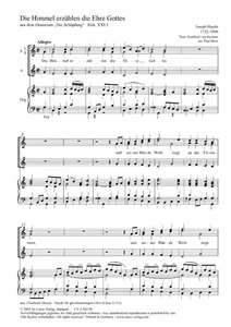 [217104] Die Himmel erzählen die Ehre Gottes