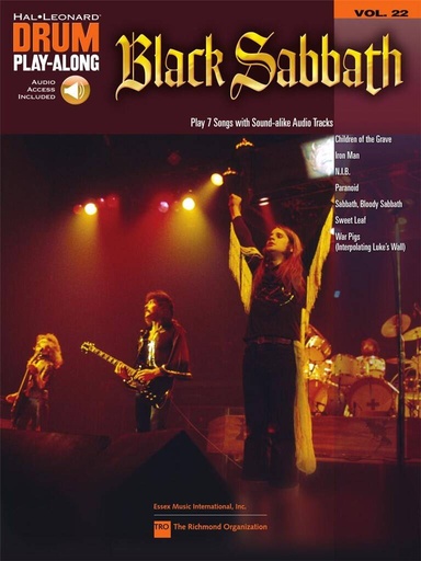 [275475] Black Sabbath - Drum Play-Along Vol. 22