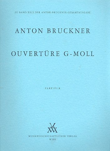 [MWV-B12/5-DIR] Ouvertüre g-moll (1863), Dir.