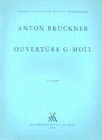[MWV-B12/5-STI] Ouvertüre g-moll (1863)
