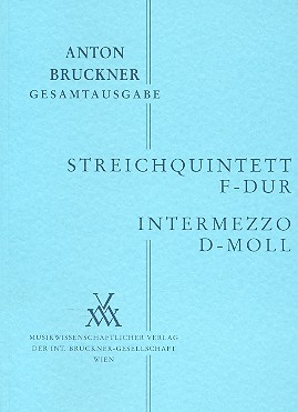 [MWV-B13/2-STP] Streichquintett F-Dur & Intermezzo d-moll (1878/79)