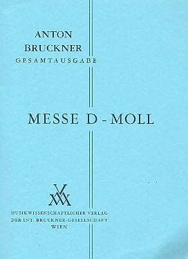 [MWV-B16-STP] Messe d-moll