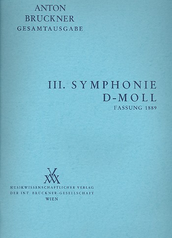 [MWV-B3/3-DIR] Sinfonie Nr. 3 d-moll (3. Fg. 1889)