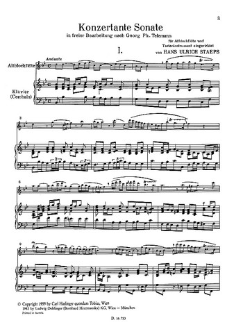 [HBR-00029] Konzertante Sonate B-Dur