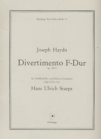 [HBR-00031] Divertimento F-Dur op. 100/4
