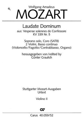 [157570] Laudate dominum, Nr. 5 aus KV 339