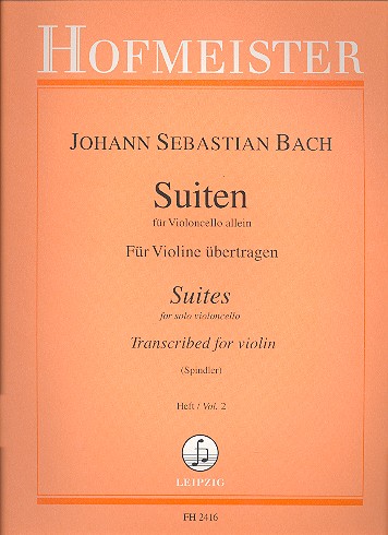 [3660] 6 Suiten für Violoncello allein - Heft 2