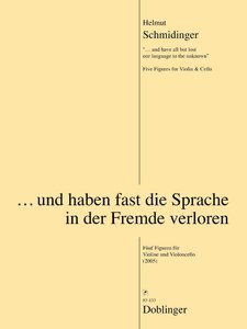 [03-00433] "... und haben fast die Sprache in der Fremde verloren"