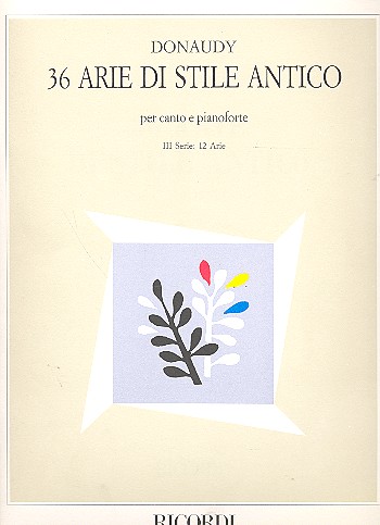 [68615] 36 Arie di Stile Antico Band 3