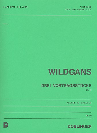[05-00374] 3 Vortragsstücke op. 14