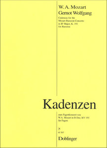 [05-00507] Kadenz zu W.A.Mozart Fagottkonzert B-Dur