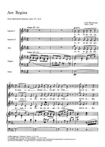 [165543] Ave regina, op. 171/6