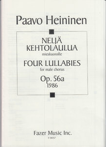 [294107] Neljä Kehtolaulua / Four Lullabies, op. 56a