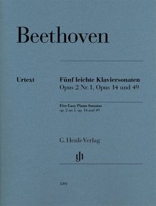[HN-01391] Fünf leichte Klaviersonaten op. 2/1, 14, 49