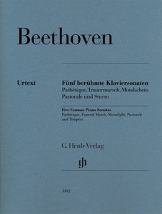 [HN-01392] Fünf berühmte Klaviersonaten
