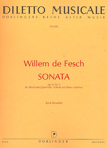 [DM-00886] 6 Sonaten op. 8, Sonata Nr. 6 d-moll