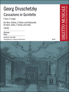 [DM-00897-ST] Cassazione in Quintetto F-Dur (1810)