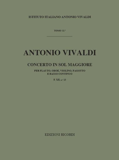 [156327] Concerto G-Dur RV 101 F XII / 13 T 52