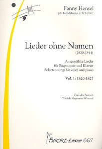 [156340] Lieder ohne Namen Band 1- 1820-1827